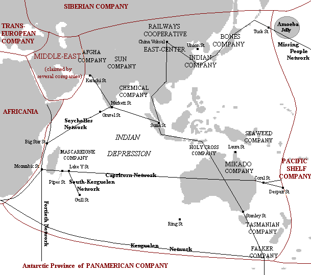 Carte cliquable de l'Australasienne en 2360